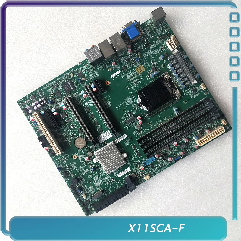 Материнская плата для Supermicro X11SCA-F LGA1151 C246 DDR4 односторонней рабочей станции
Материнская плата для Supermicro X11SCA-F LGA1151 C246 DDR4 односторонней рабочей станции