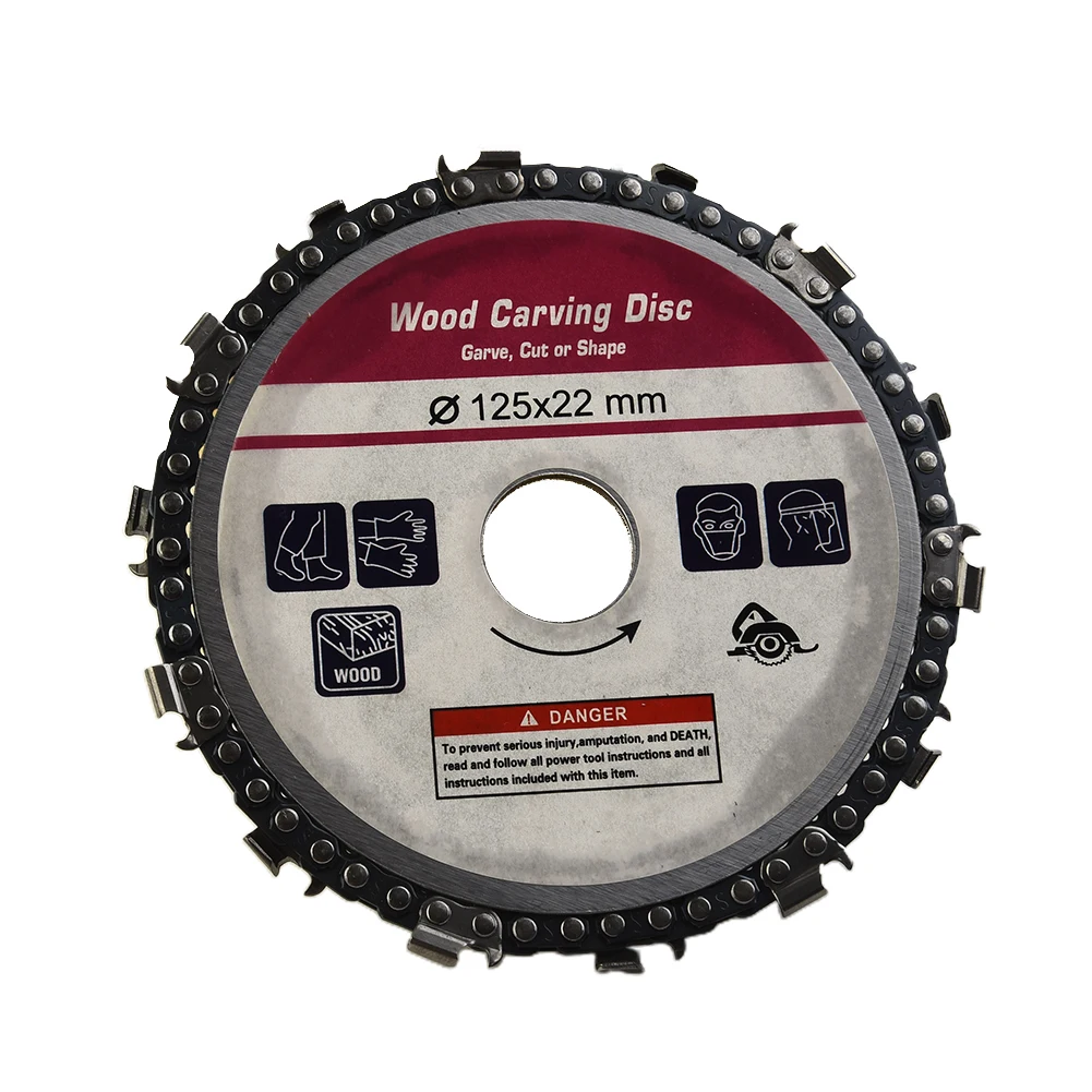 Cutting Chainsaw Disc Shaping Steel Wood 1 Pc 125mm 14-Teeth 5 Inch Angle Grinder Wheel Carving Chainsaw Blade
Cutting Chainsaw Disc Shaping Steel Wood 1 Pc 125mm 14-Teeth 5 Inch Angle Grinder Wheel Carving Chainsaw Blade
