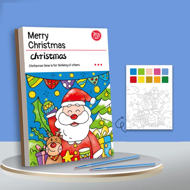Montessori Toys Christmas Coloring Book Magic Water Drawing Book Painting Drawing Toys Sensory Early Education Toys for Kids 
Montessori Toys Christmas Coloring Book Magic Water Drawing Book Painting Drawing Toys Sensory Early Education Toys for Kids