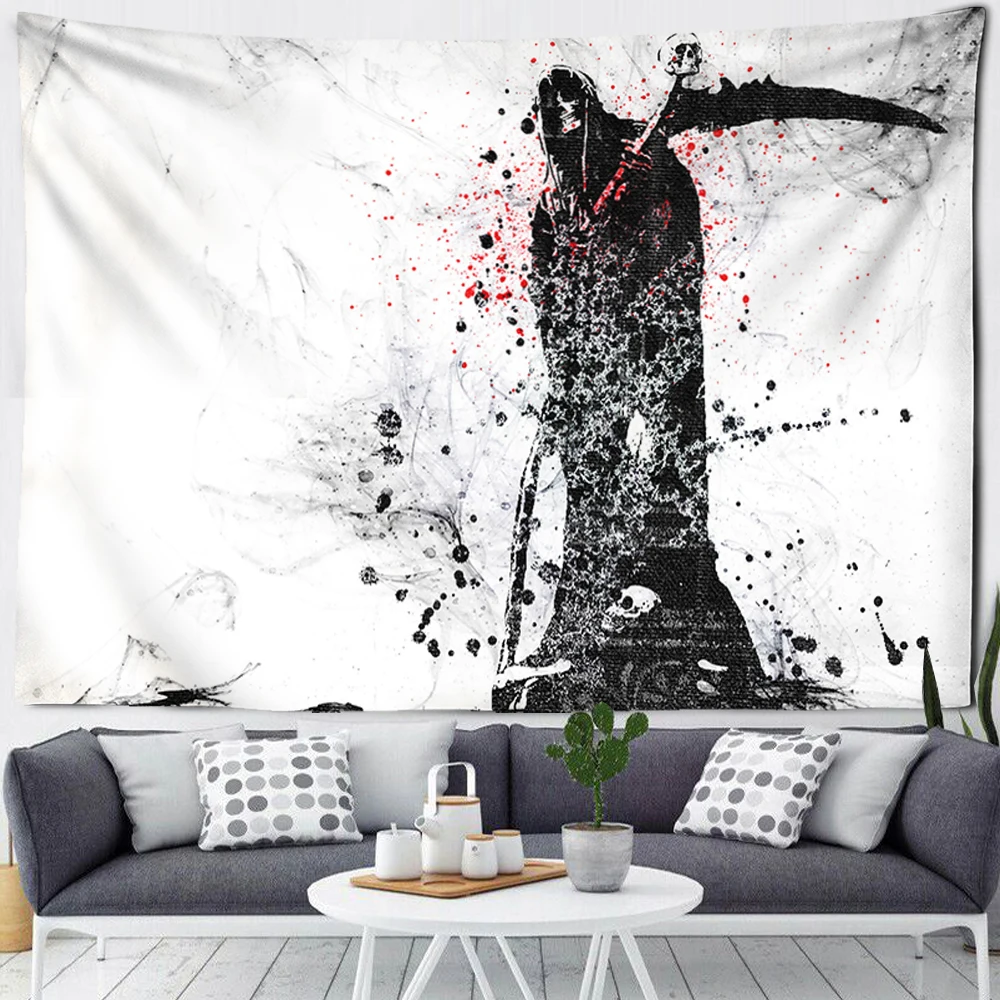 Настенный гобелен с изображением сатаны смерти, злого демона, хиппи, украшение для творчества, украшение в виде черепа, гобелен, настенное о...
Настенный гобелен с изображением сатаны смерти, злого демона, хиппи, украшение для творчества, украшение в виде черепа, гобелен, настенное о...