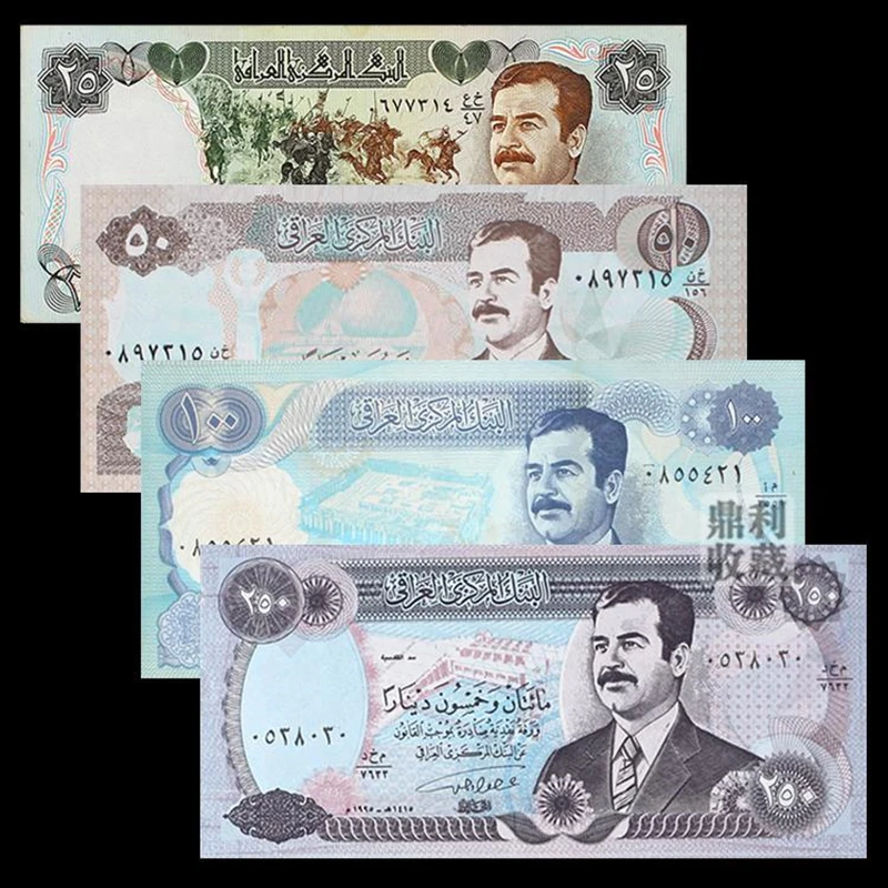 Набор оригинальных банкнот в Ираке, 4 шт., в страны Саддама Хуссейна, реальные банкноты, коллекция подержанных банкнот, подарок, сувенир в вал...
Набор оригинальных банкнот в Ираке, 4 шт., в страны Саддама Хуссейна, реальные банкноты, коллекция подержанных банкнот, подарок, сувенир в вал...