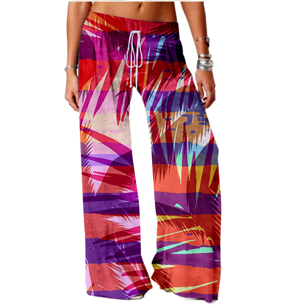 Women Bottoms Palm Tree Print Sweatpants Wide Leg Pants Trousers High Waist Women Casual Female Trousers Streetwear
Women Bottoms Palm Tree Print Sweatpants Wide Leg Pants Trousers High Waist Women Casual Female Trousers Streetwear