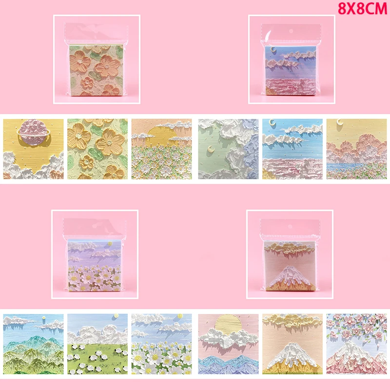 Бумага для записей с рисунком пейзажа, 90 листов 
Бумага для записей с рисунком пейзажа, 90 листов