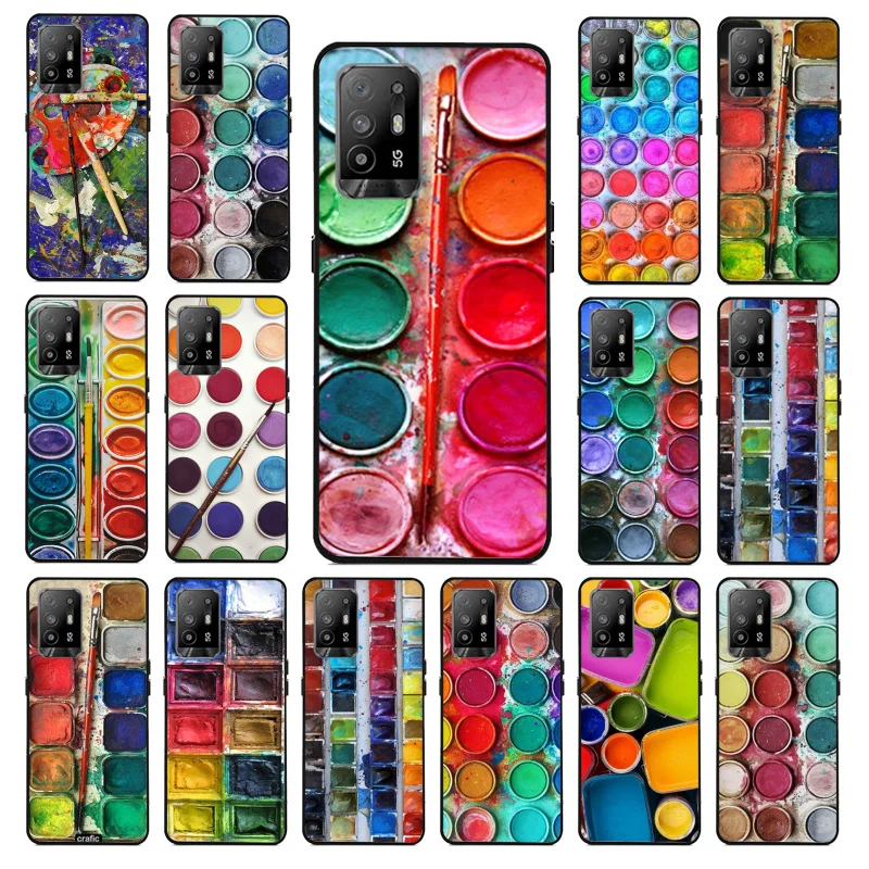 Watercolors Set Paint Palette Box Phone Case for OPPO A54 A74 A94 A53S A9 A5 A15 A16 A91 A96 A76 Reno8 8Pro Reno2 Z
Watercolors Set Paint Palette Box Phone Case for OPPO A54 A74 A94 A53S A9 A5 A15 A16 A91 A96 A76 Reno8 8Pro Reno2 Z