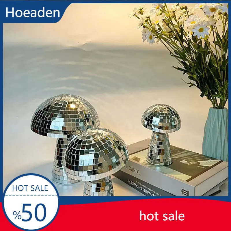 Mushroom Disco Ball Mirror Reflective Ball for Wedding Party Room Table Decor
Mushroom Disco Ball Mirror Reflective Ball for Wedding Party Room Table Decor