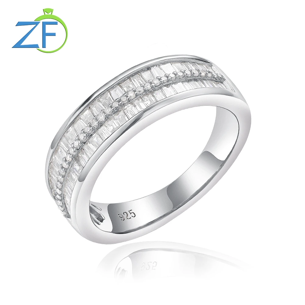 GZ ZONGFA 100% 925 Sterling Silve Ring for Women Pass The Natural Diamond Test 1ct Gems Simple style Bling Wedding Fine Jewelry
GZ ZONGFA 100% 925 Sterling Silve Ring for Women Pass The Natural Diamond Test 1ct Gems Simple style Bling Wedding Fine Jewelry