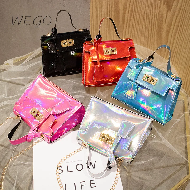 2021 New Laser Kelly Bag Transparent Simple Personality Square Handbag One Shoulder Crossbody Women's Bag
2021 New Laser Kelly Bag Transparent Simple Personality Square Handbag One Shoulder Crossbody Women's Bag