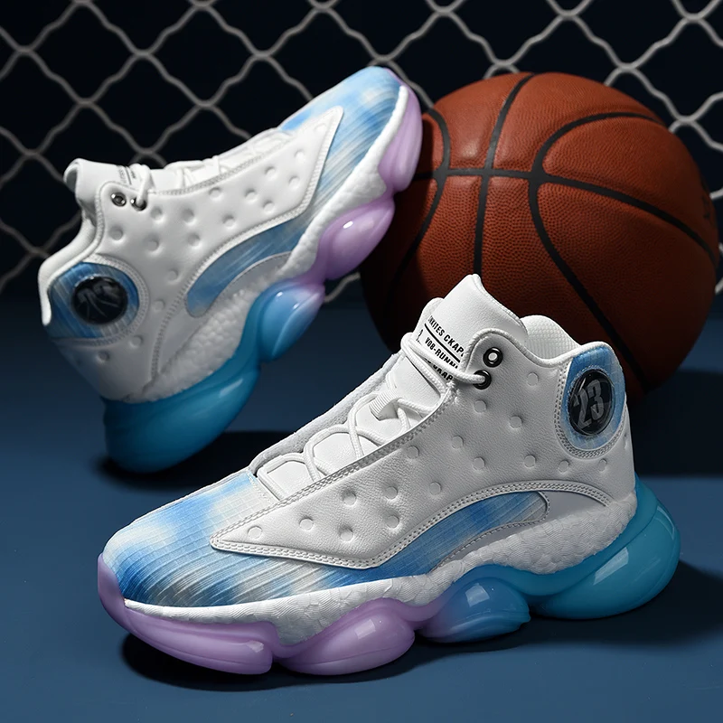 Popular Men Sport Trainers Luxury Brand Unisex Basketball Boots High Top Kids Basketball Shoes Anti Slip Sport Trainers For Men
Popular Men Sport Trainers Luxury Brand Unisex Basketball Boots High Top Kids Basketball Shoes Anti Slip Sport Trainers For Men