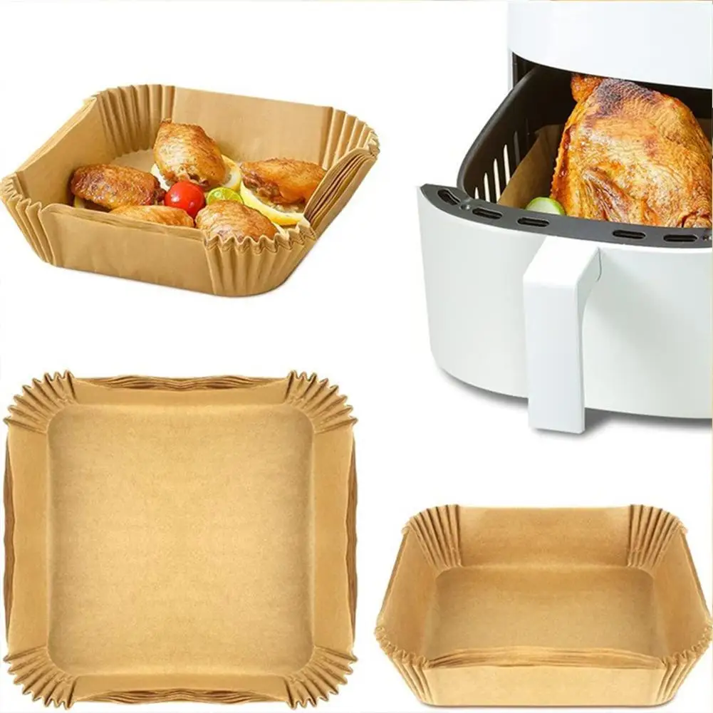 Air Fryer Disposable Parchment Paper Liner Oil-proof Paper Tray Non-Stick Baking Mat Kitchen Air Fryer Accessories For Ninja
Air Fryer Disposable Parchment Paper Liner Oil-proof Paper Tray Non-Stick Baking Mat Kitchen Air Fryer Accessories For Ninja