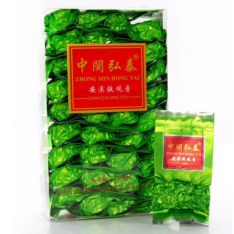 

Light Fragrance * Superfine AnXi Tie Kuan Guan Yin Tea AAA Green Oolong Tea Without Teapot Chinese TieGuanYin No Tea Pot 250g