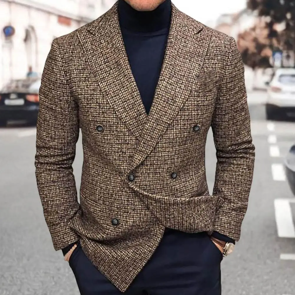 Suit Coat Trendy British Style Buttons Suit Jacket Coat Temperament Men Blazer Thick Buttons Blazer Suit Coat for Wedding
Suit Coat Trendy British Style Buttons Suit Jacket Coat Temperament Men Blazer Thick Buttons Blazer Suit Coat for Wedding