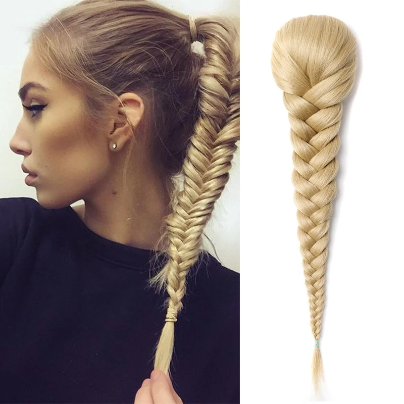 14inch Short Straight Hair Braid Plaited Pigtail Fishtail Synthetic Drawstring Ponytail Clip In Hair Extensions For Women
14inch Short Straight Hair Braid Plaited Pigtail Fishtail Synthetic Drawstring Ponytail Clip In Hair Extensions For Women