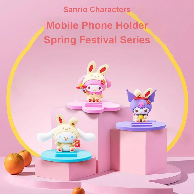 Sanrio Characters Phone Holder Spring Festival Series Kawaii Cinnamoroll Kuromi Mymelody Creative Cartoon Silicone Phone Holder
Sanrio Characters Phone Holder Spring Festival Series Kawaii Cinnamoroll Kuromi Mymelody Creative Cartoon Silicone Phone Holder