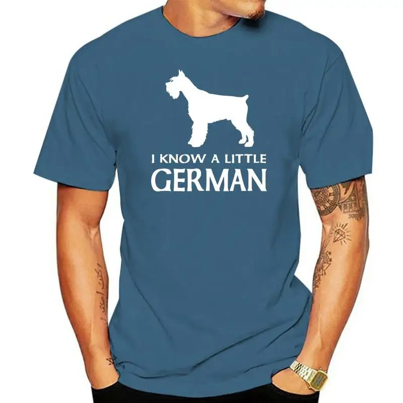 I Know A Little German - Miniature Schnauzer T-Shirt Camisas Men Camisa Tshirts Retro Cotton Men Tees Normal
I Know A Little German - Miniature Schnauzer T-Shirt Camisas Men Camisa Tshirts Retro Cotton Men Tees Normal