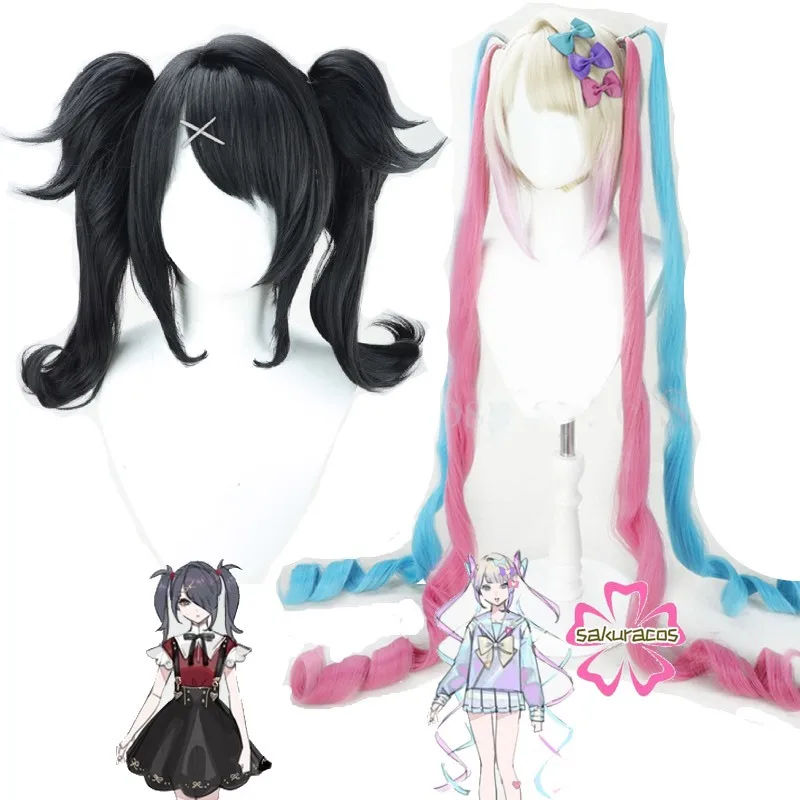 NEEDY GIRL OVERDOSE Cosplay Wig Long Curly Wavy Ponytails Angel-chan Ame-chan Synthetic Hair Halloween Role Play + Wig Cap
NEEDY GIRL OVERDOSE Cosplay Wig Long Curly Wavy Ponytails Angel-chan Ame-chan Synthetic Hair Halloween Role Play + Wig Cap