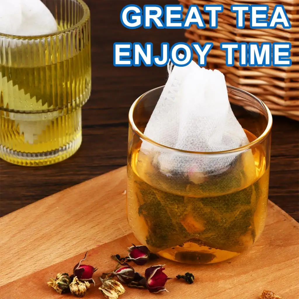 800 Pcs Non-woven Fabric Disposable Tea Bags With Drawstring Drawstring Tea Filter Bags For Tea Empty Seal Infuser
800 Pcs Non-woven Fabric Disposable Tea Bags With Drawstring Drawstring Tea Filter Bags For Tea Empty Seal Infuser
