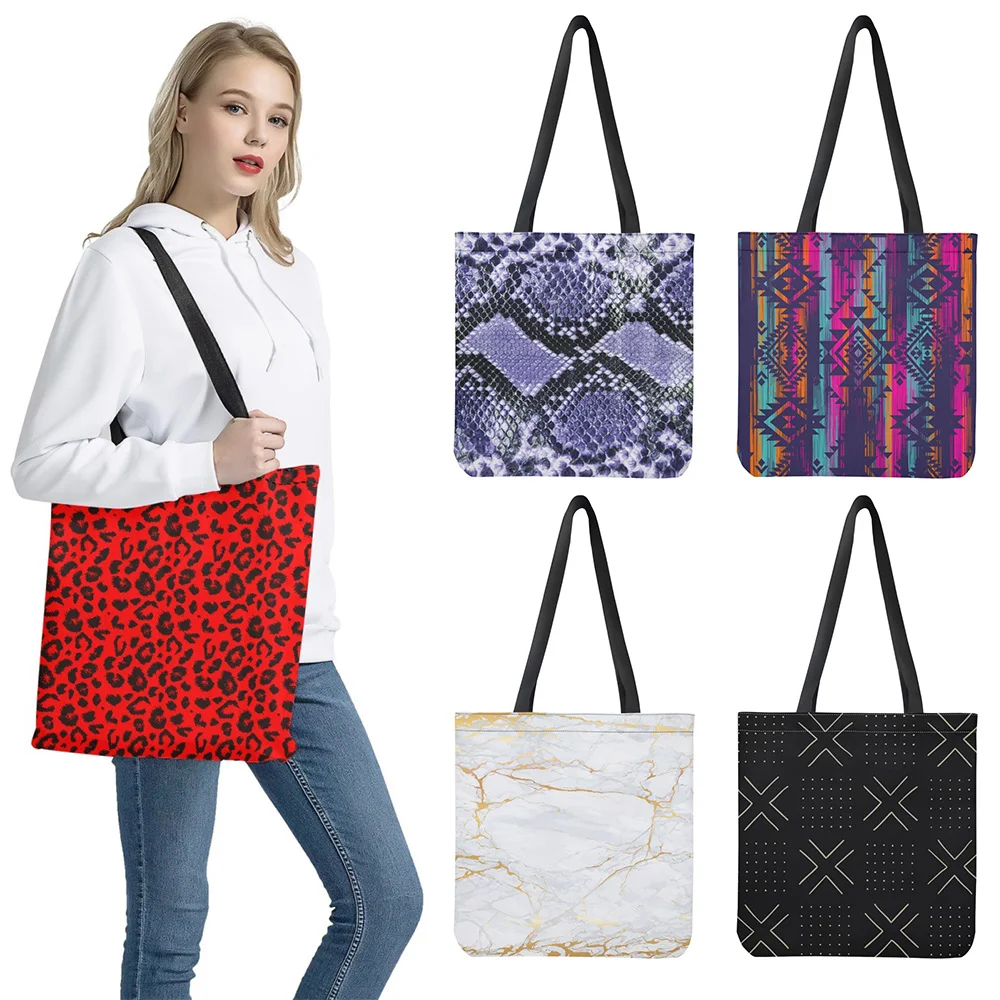 Coloranimal Color Texture Print Travel Shoulder Bag Large Capacity Shoulder Canvas Foldable Eco-Friendly Shopping Bags For Women
Coloranimal Color Texture Print Travel Shoulder Bag Large Capacity Shoulder Canvas Foldable Eco-Friendly Shopping Bags For Women