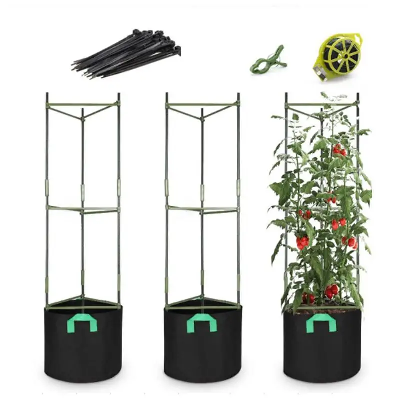 57pcs/set Vegetable Trellis Climbing Plant Support Cage Vertical Climbing Plants Flowers Stand Rings Tomato Support
57pcs/set Vegetable Trellis Climbing Plant Support Cage Vertical Climbing Plants Flowers Stand Rings Tomato Support