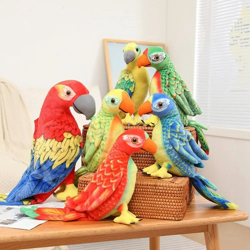 Exquisite Cute Parrot Bird Plush Doll Home Decoration Parrot Stuffed Doll Birthday Gift Collection
Exquisite Cute Parrot Bird Plush Doll Home Decoration Parrot Stuffed Doll Birthday Gift Collection