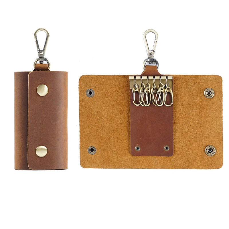 Portable Genuine leather Key Bags Pouch Organizer Retro Pocket Keychain Housekeeper Outdoor Natural Cowhide Storage Bag Gift
Portable Genuine leather Key Bags Pouch Organizer Retro Pocket Keychain Housekeeper Outdoor Natural Cowhide Storage Bag Gift