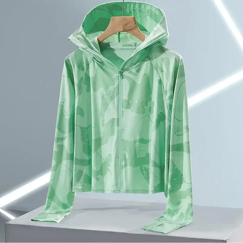 Ice Silk Female Cold Coat With Hood Short Sun-Proof Clothing Outdoor Summer Jacket 2022 Korean Fashion Zipper Cardigan Chaquetas
Ice Silk Female Cold Coat With Hood Short Sun-Proof Clothing Outdoor Summer Jacket 2022 Korean Fashion Zipper Cardigan Chaquetas