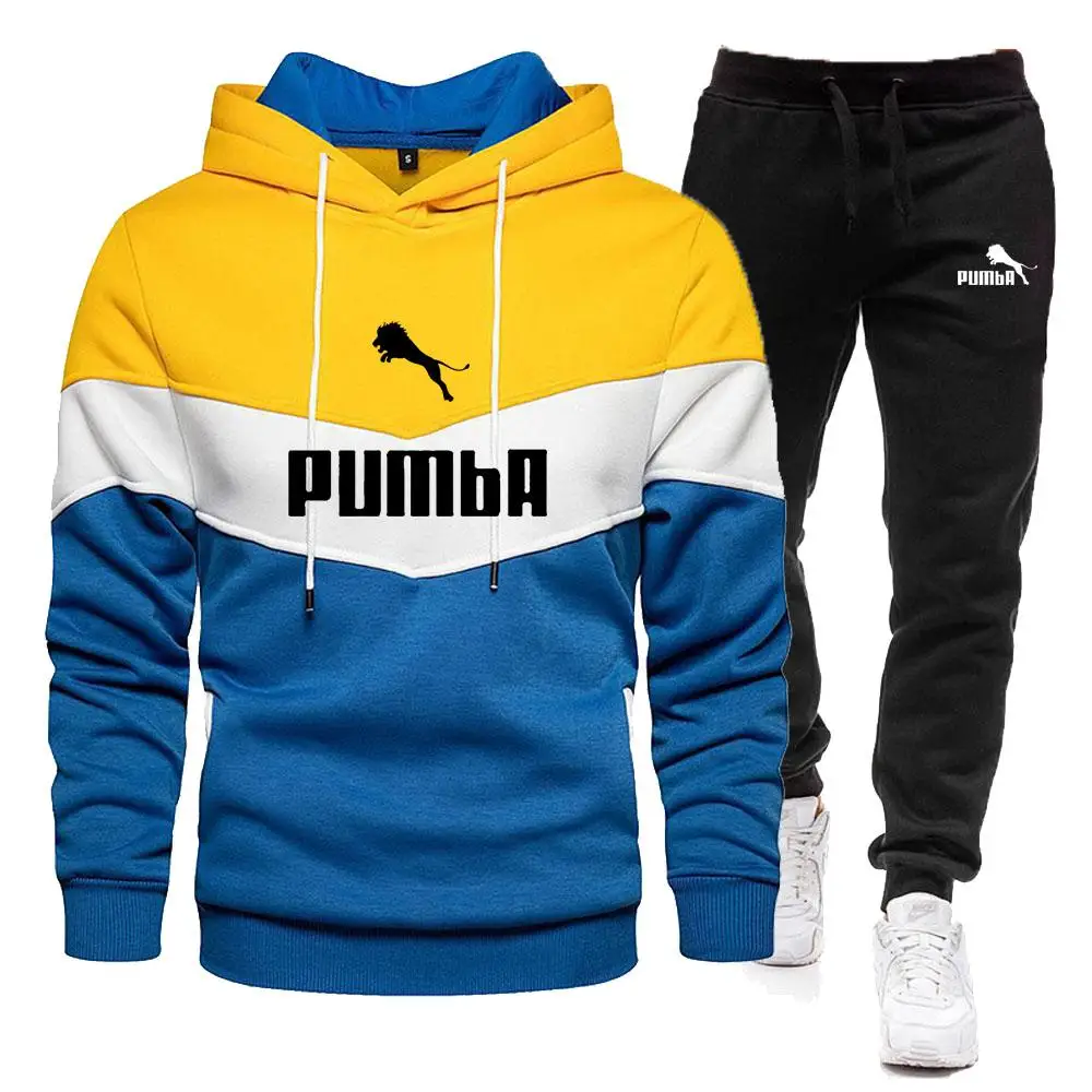 New Men's Autumn Winter Sets Zipper Hoodie+Pants Pieces Casual Tracksuit Male Sportswear Brand Clothing Sweat Suit
New Men's Autumn Winter Sets Zipper Hoodie+Pants Pieces Casual Tracksuit Male Sportswear Brand Clothing Sweat Suit