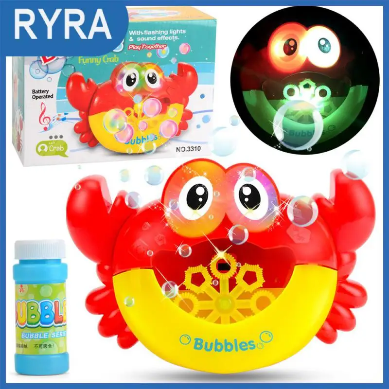 1pc Outdoor Crabs Bubble Machine Music Kids Bath Toy Bathtub Soap Automatic Bubble Maker Baby Bathroom Toy For Children
1pc Outdoor Crabs Bubble Machine Music Kids Bath Toy Bathtub Soap Automatic Bubble Maker Baby Bathroom Toy For Children