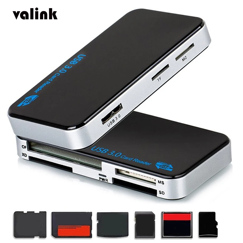 Card Reader USB 3.0 to SD Micro SD CF M2 XD MS Memory Card Adapter for PC Laptop Accessories Multi Smart Cardreader Card Reader
Card Reader USB 3.0 to SD Micro SD CF M2 XD MS Memory Card Adapter for PC Laptop Accessories Multi Smart Cardreader Card Reader