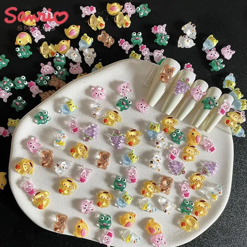 20Pcs Kawaii Nail Art DIY Accessories Hello Kittys Sanrio Anime Cute Phone Case Hairpin Pom Pom Purin Decoration Toys for Girls
20Pcs Kawaii Nail Art DIY Accessories Hello Kittys Sanrio Anime Cute Phone Case Hairpin Pom Pom Purin Decoration Toys for Girls