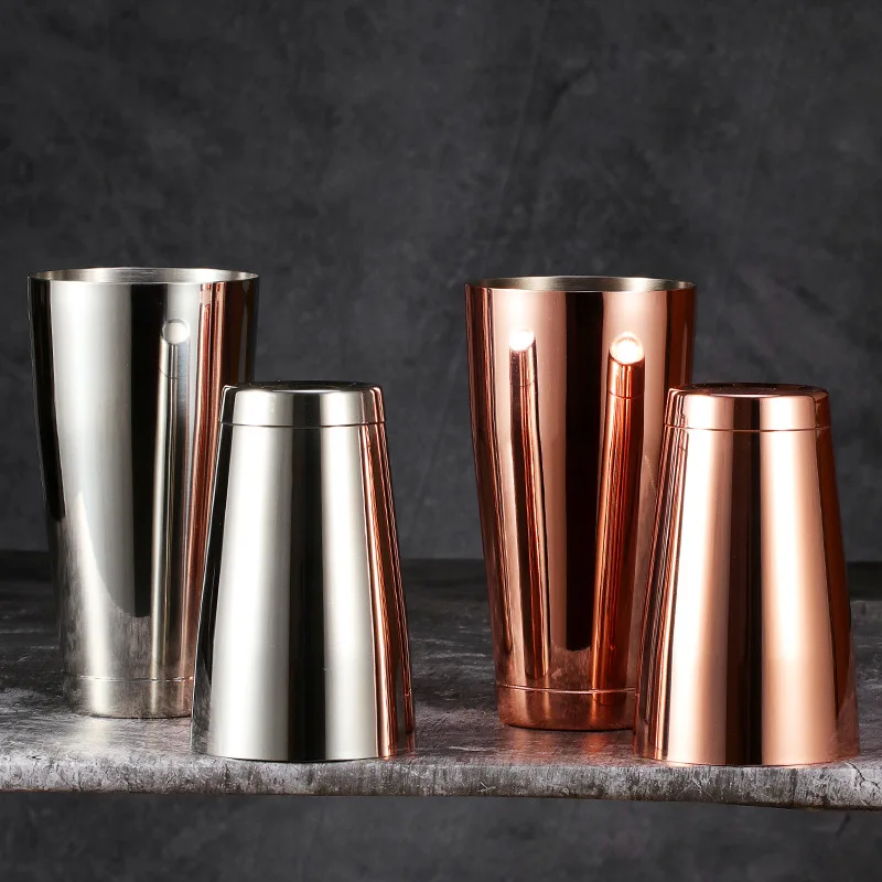 Stainless Steel Cocktail Boston Bar Shaker: 2-piece Set: 18oz Unweighted & 28oz
Stainless Steel Cocktail Boston Bar Shaker: 2-piece Set: 18oz Unweighted & 28oz