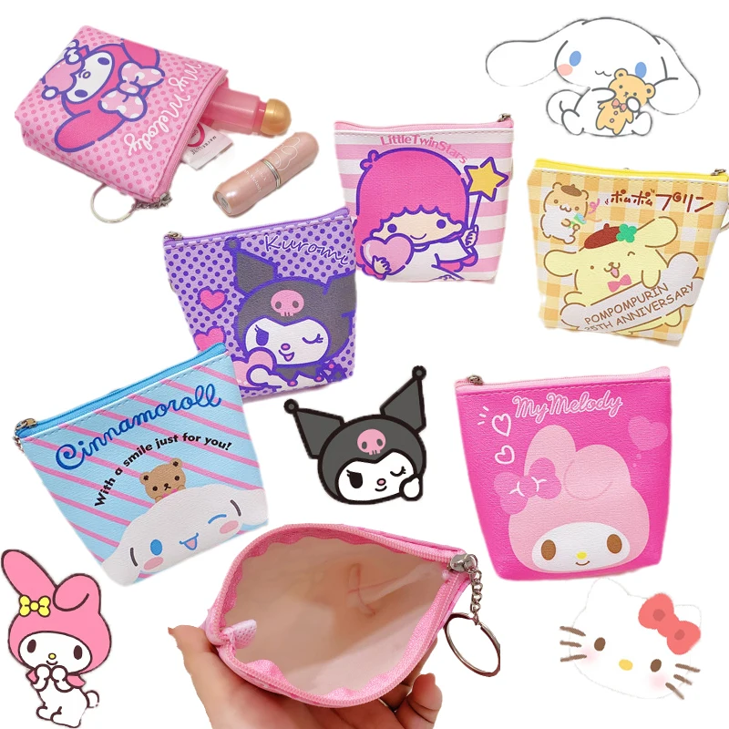 Kawaii Sanrios Kuromi My Melody Cartoon PU Cosmetic Storage Bag Women Tampon Sanitary Organizer Keychain coin purse girls Gift
Kawaii Sanrios Kuromi My Melody Cartoon PU Cosmetic Storage Bag Women Tampon Sanitary Organizer Keychain coin purse girls Gift