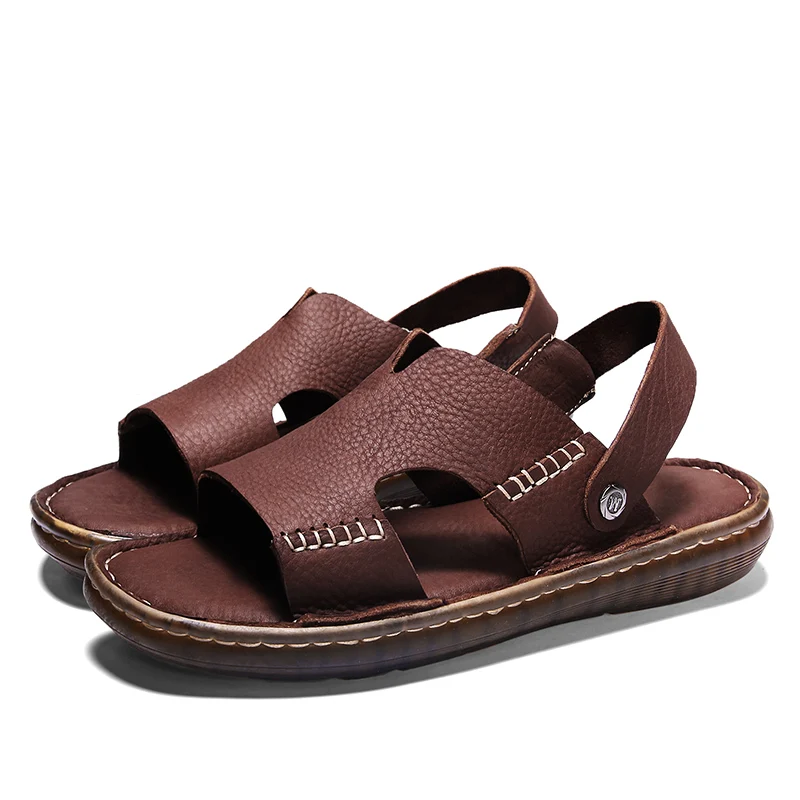 Men Sandals High Quality Summer Non-slip Outdoor Slippers Fishing Leather Leisure Comfortable Beach Casual Trekking Slides Light
Men Sandals High Quality Summer Non-slip Outdoor Slippers Fishing Leather Leisure Comfortable Beach Casual Trekking Slides Light