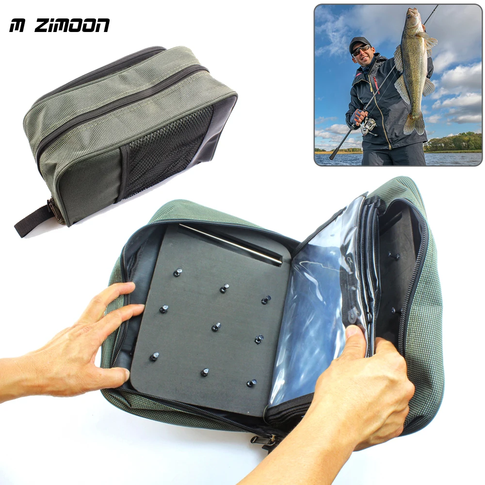 

Wallet Fishing Bag Multi-Layers Storage Grids For Hair Rigs Fly Fishing Leader Lure Gear Storage Case Carp Tackle Carrying Bag