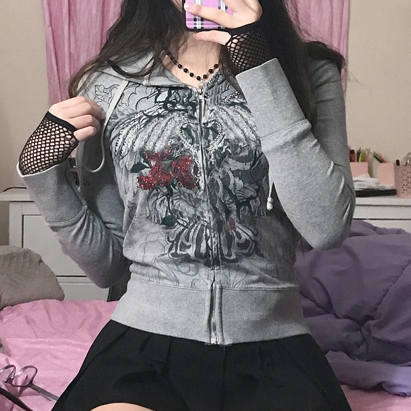 Graphic Print Retro Casual Hooded Jackets Spring Autumn Vintage Fairycore Grunge Cloth Streetwear Fashion Sweatshirts
Graphic Print Retro Casual Hooded Jackets Spring Autumn Vintage Fairycore Grunge Cloth Streetwear Fashion Sweatshirts