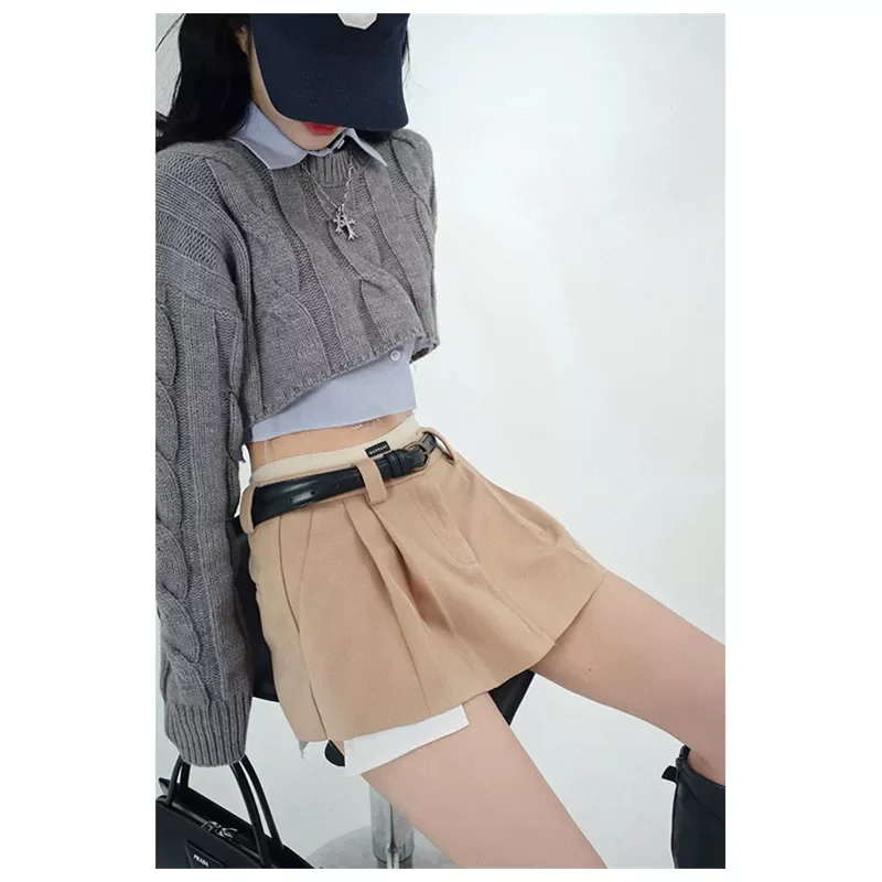 Korean Fashion Skirt Women's Spring New Pleated Skirt High Waist Sexy Thin Harajuku Skirt Design Sense Y2k Streetwear 2022
Korean Fashion Skirt Women's Spring New Pleated Skirt High Waist Sexy Thin Harajuku Skirt Design Sense Y2k Streetwear 2022