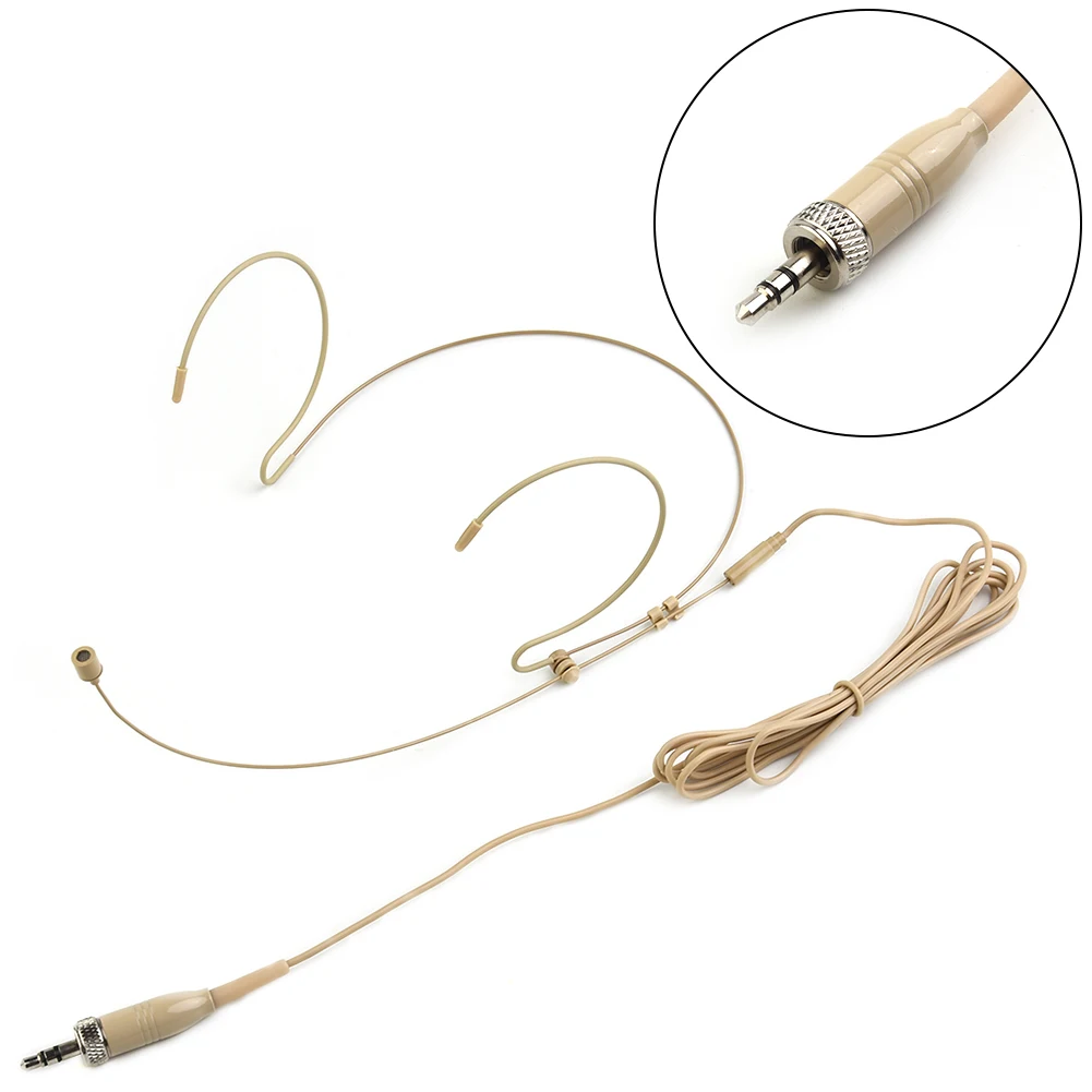 Double Earhook Headset Mic Headworn Microphone With Microphone Cover 3.5mm Connector For Sennheiser Wireless Beige
Double Earhook Headset Mic Headworn Microphone With Microphone Cover 3.5mm Connector For Sennheiser Wireless Beige