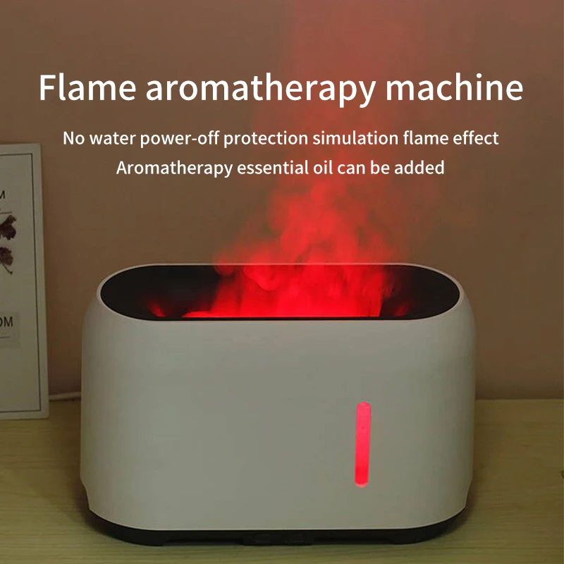 200ML Flame Aromatherapy Humidifier Essential Oil Aroma Diffuser With RGB Color LED Lighting Simulation Fire Effect Smell Remove
200ML Flame Aromatherapy Humidifier Essential Oil Aroma Diffuser With RGB Color LED Lighting Simulation Fire Effect Smell Remove