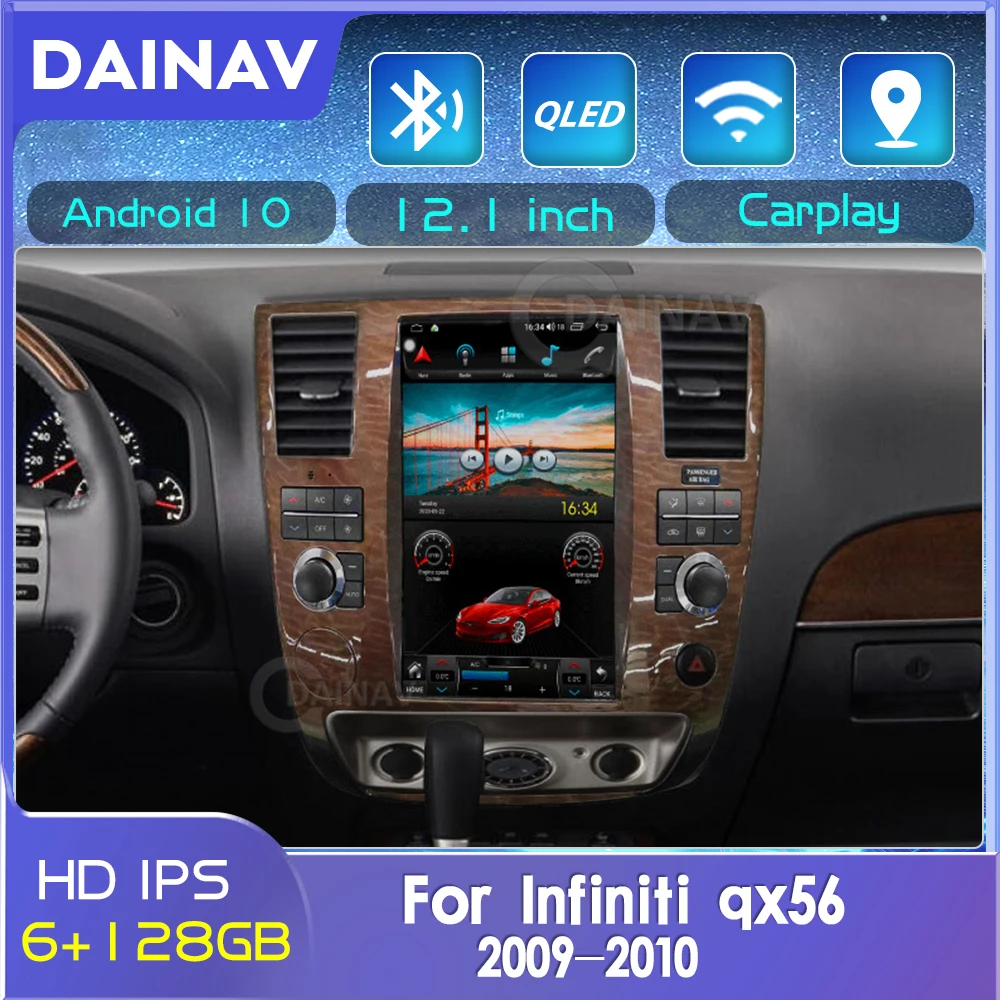 2 Din Android Car Stereo For Infiniti QX56 2009 2010 Car Multimedia DVD Player Auto Rradio Receiver GPS Navigation Head Unit
2 Din Android Car Stereo For Infiniti QX56 2009 2010 Car Multimedia DVD Player Auto Rradio Receiver GPS Navigation Head Unit