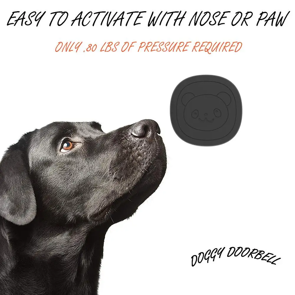 Pet Dog Wireless Door Bell With 55 Ringtones Multifunctional Doorbells Training Tool With Memory Function
Pet Dog Wireless Door Bell With 55 Ringtones Multifunctional Doorbells Training Tool With Memory Function