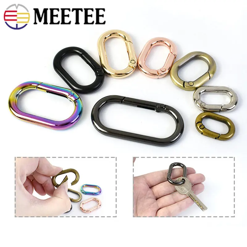 10Pcs 13-40mm Metal Spring Buckle Bag Strap O Ring Connector Clasp Dog Collar Keychain Clip Hooks DIY Hardware Accessories
10Pcs 13-40mm Metal Spring Buckle Bag Strap O Ring Connector Clasp Dog Collar Keychain Clip Hooks DIY Hardware Accessories