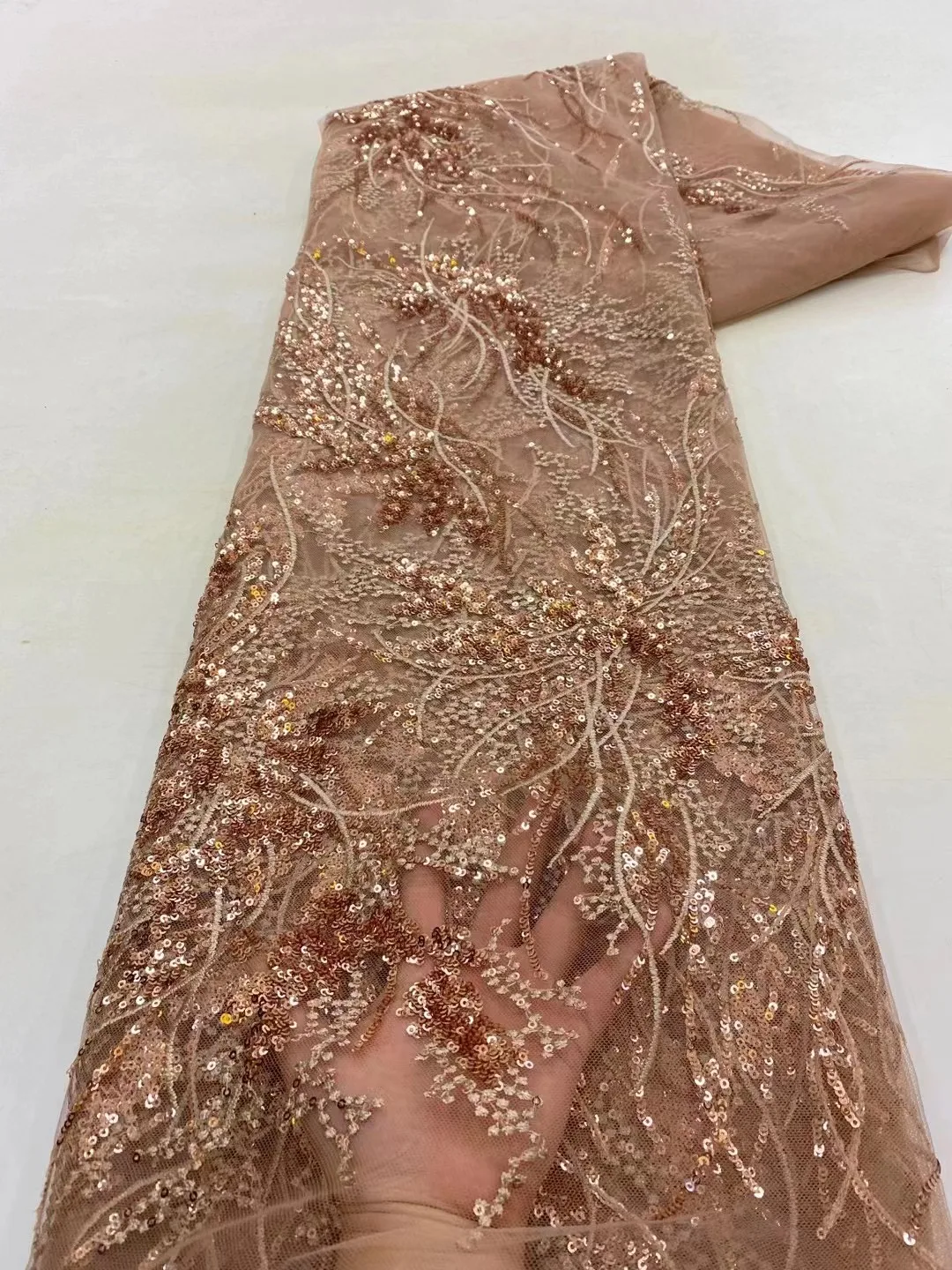 African Sequins Lace Fabric 2023 French Tulle Lace Fabric Beaded Embroidery Mesh Fabrics For Party Wedding Dress Women
African Sequins Lace Fabric 2023 French Tulle Lace Fabric Beaded Embroidery Mesh Fabrics For Party Wedding Dress Women