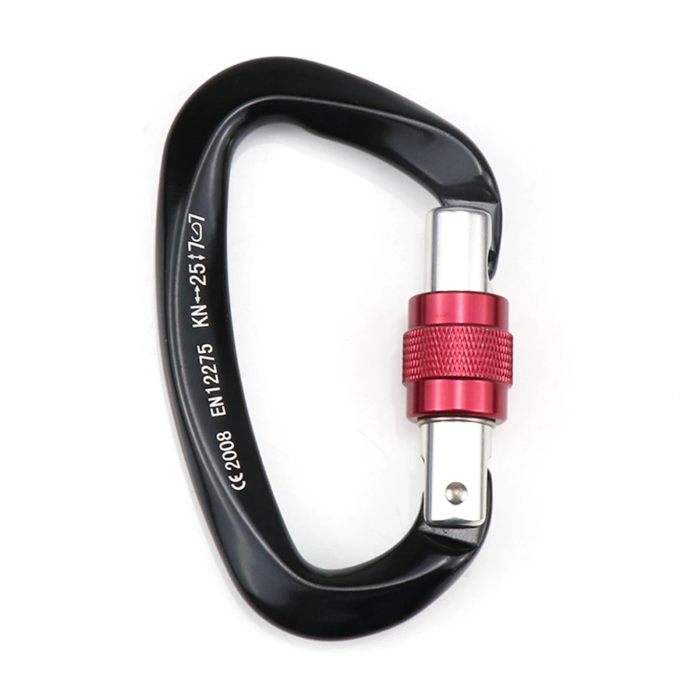 1pc 25KN Carabiner Clip Ultra-Light Sturdy Auto Lock D-Ring Buckle Climbing Rappelling Locking Clamp Climbing Accessory 100x60MM
1pc 25KN Carabiner Clip Ultra-Light Sturdy Auto Lock D-Ring Buckle Climbing Rappelling Locking Clamp Climbing Accessory 100x60MM