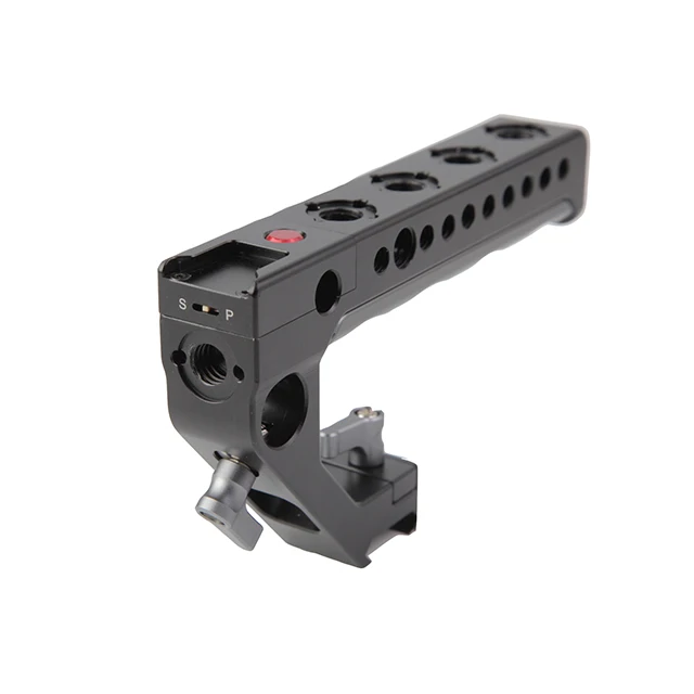 DSLR cage top handle with camera recording lanc controller for Panasonic Lumix S1 S1R S1H GH5S GH5 GH4
DSLR cage top handle with camera recording lanc controller for Panasonic Lumix S1 S1R S1H GH5S GH5 GH4