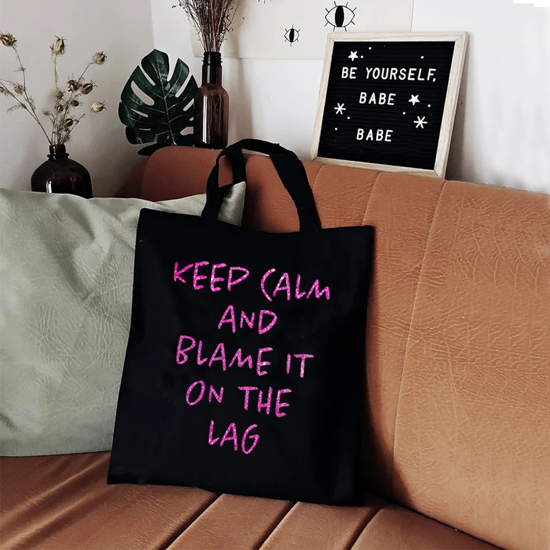 Gamer Prints Canvas Bag Blame The Lag Tote Bag Gaming Prints Cute Bags Gaming Gifts Pures and Bags Letter Reusable Bag
Gamer Prints Canvas Bag Blame The Lag Tote Bag Gaming Prints Cute Bags Gaming Gifts Pures and Bags Letter Reusable Bag