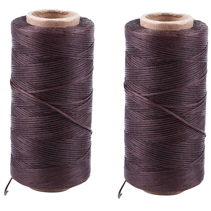 2X 260M 150D 1MM Leather Sewing Waxed Wax Thread Hand Needle Cord Craft DIY New Color:Dark Brown
2X 260M 150D 1MM Leather Sewing Waxed Wax Thread Hand Needle Cord Craft DIY New Color:Dark Brown