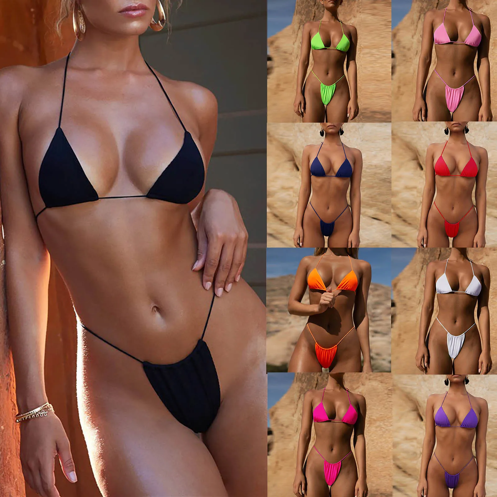 Sexy Bikini 2022 New Women Swimsuit Push-up Bra Bikini Set Two Piece Swimwear High Cut Bathing Suit Beachwear Lace Up Bikini
Sexy Bikini 2022 New Women Swimsuit Push-up Bra Bikini Set Two Piece Swimwear High Cut Bathing Suit Beachwear Lace Up Bikini