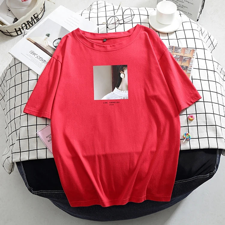 women's round neck T-shirt base shirt 2020 girl Appliques Regular Animal O-Neck Appliques clothes women
women's round neck T-shirt base shirt 2020 girl Appliques Regular Animal O-Neck Appliques clothes women