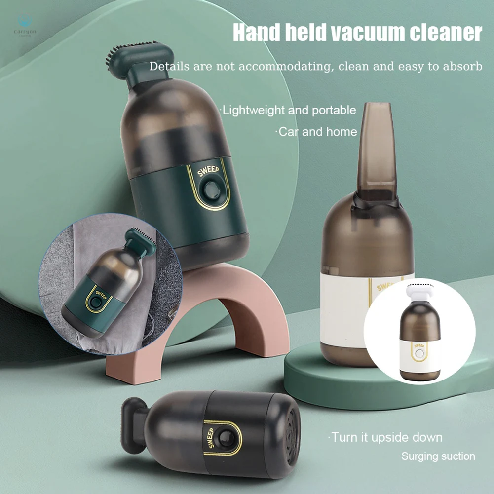 3.5W Mini Car Vacuum Cleaner Portable Wireless Handheld Capsule Vacuum For Home Desk Car Cleaning Dust Remover
3.5W Mini Car Vacuum Cleaner Portable Wireless Handheld Capsule Vacuum For Home Desk Car Cleaning Dust Remover
