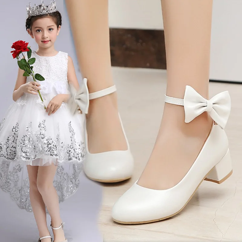 Fashion Elegant Girls Party Dress Shoes White Children's Princess Leather Shoes Girls Students Performing Black High-heeled Shoe
Fashion Elegant Girls Party Dress Shoes White Children's Princess Leather Shoes Girls Students Performing Black High-heeled Shoe