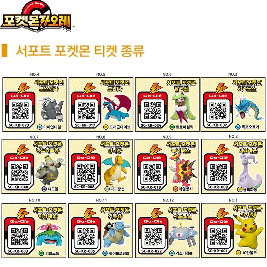 Korea Pokemon Gaole Disks Arcade Game Machine Pokémon Ga-Olé Support Tickets Card Grade Gaore Disc Dis 서포트 포켓몬 티켓 피카츄
Korea Pokemon Gaole Disks Arcade Game Machine Pokémon Ga-Olé Support Tickets Card Grade Gaore Disc Dis 서포트 포켓몬 티켓 피카츄